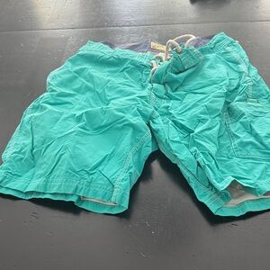 J. Crew Men's Aqua Swim Board Shorts